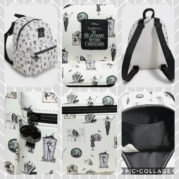 DISNEY Nightmare Before Christmas Mini Backpack - Picture 3 of 9